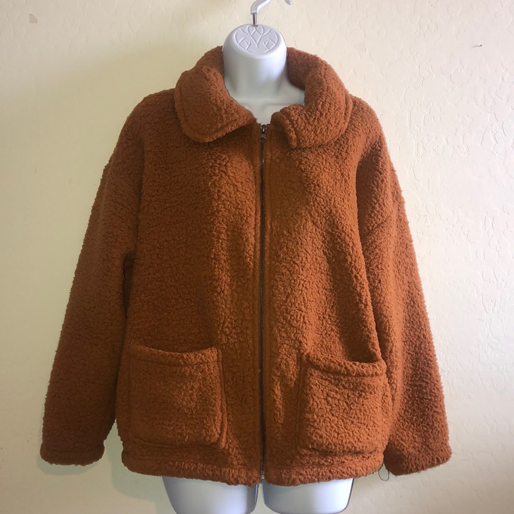 ✨NEW Fuzzy Teddy Bear Jacket✨